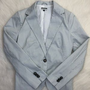 Topshop Striped Blazer, Size 10